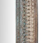 Indian Rectangle Mango Mirror - Blue & White - Image 6