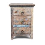 Bedside Cabinet Made From Reclaimed Teak - Image 2