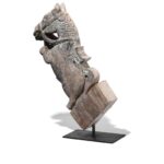Indian Horse Head Corbel On Stand - 19th Century - Image 5