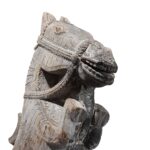 Indian Horse Head Corbel On Stand - 19th Century - Image 8