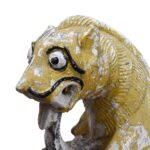Carved Stone Lion & Elephant From Kutch - 19th Century - Image 7