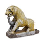 Carved Stone Lion & Elephant From Kutch - 19th Century - Image 6