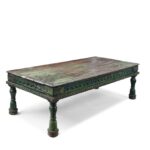 Green Painted Takhat From Patan -  Early 19th Century - Image 2