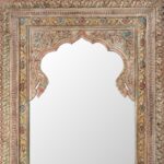 Carved & Painted Large Mihrab Mirror - Image 2