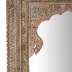 Carved & Painted Large Mihrab Mirror - Image 4