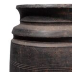 Old Wooden Milk Pots From Himachal Pradesh - Image 3