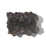 Old Indian Paisley Wooden Textile Printing Block From Jaipur - Ca 1930