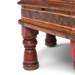 Painted Bajot Low Table From Nagaur - 19th Century - Image 5