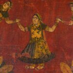 Painted Bajot Low Table From Nagaur - 19th Century - Image 4