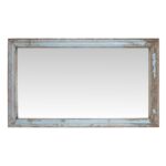 Large Blue Painted Mirror Made From Reclaimed Teak - Image 2