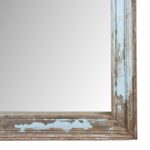 Large Blue Painted Mirror Made From Reclaimed Teak - Image 3