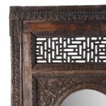 Old Teak Window Mirror From Madyha Pradesh - 19th Century - Image 2