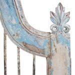 Large Blue Painted Dog Gates From gujarati Temple - 19th Century - Image 2