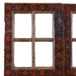 Qajar Style Polychrome Glazed Doors From Bikaner - Early 19th Century - Image 2