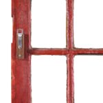 Qajar Style Polychrome Glazed Doors From Bikaner - Early 19th Century - Image 7