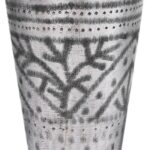 Lassi Cup - Nickel Plated Engraved Brass - Early 20th Century - Image 7
