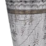 Lassi Cup - Nickel Plated Engraved Brass - Early 20th Century - Image 4