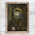 Reverse Glass Painting of a Sikh Nobleman – Late 19th Century