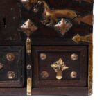 Rosewood Jewellery Box With Brass Peacocks - 19thC - Image 4