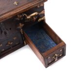 Rosewood Jewellery Box With Brass Peacocks - 19thC - Image 8