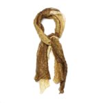 Silk Scarf - Olive Bandhani From Rajasthan - Image 2