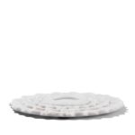 White Marble Candlestand - Lotus Design - Image 3