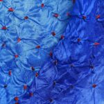 Silk Scarf - Sky Blue Bandhani From Rajasthan - Image 2