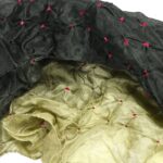 Juniper Green Silk Bandhani Scarf - Image 2