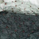 Sea Green Silk Bandhani Scarf - Image 2