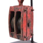 Old Teak Ships Pulley From Gujarat - Circa 1910 - Image 4