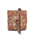 Coat Hook On Old Painted Teak, Various Colours - 19thC - Image 6