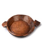 Teakwood Parath- Dough Mixing Bowl - 19thC