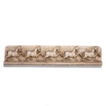 Mughal Style White Marble Horse Panel (Left Facing) - Image 5