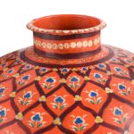 Painted Iron Matka (Indian Water Pot) - Image 13
