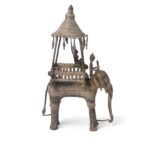 Bastar Danteshwari on an Elephant From Chhattisgarh - Ca 1910 - Image 3