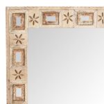 Indian Mango Wood Mirror - Kutchi Style - Image 5