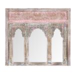 Indian Jharokha Triple Mirror - Rajasthani Style