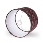 Teal Mumbai Deco Velvet Drum Shade - Image 7