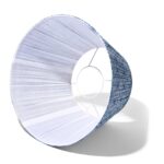 Samarkand Indigo Grid Empire Lampshade - 40cm - Image 4