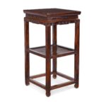 Flower Stand With Shelf From Jiangsu -19th Century
