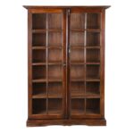 Indian Teak Book Cabinet - 19th Century