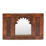 Old Indian Mirror From Banswara Tribal Area - 19th Century