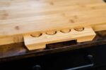 Bamboo Cheese Board & Knife Set Wooden Serving Platter - Image 8