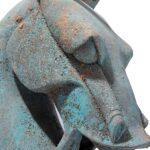 Bronze Han Dynasty Style Horse Head - Image 5
