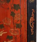 Red & Black Lacquer Wedding Cabinet From Shanxi - 19thC - Image 14
