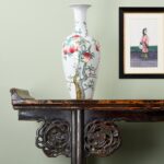 Porcelain Liuyeping Vase - Five Peach Design - Image 2