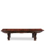 Lacquer Chinese Bench From Jiangxi Province - 19thC
