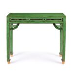 Reproduction Green Lacquer Altar Table - Image 2