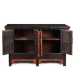 Red & Black Lacquer Sideboard From Shanxi - Late 18thC - Image 4