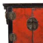 Red & Black Lacquer Sideboard From Shanxi - Early 18th Century - Image 2